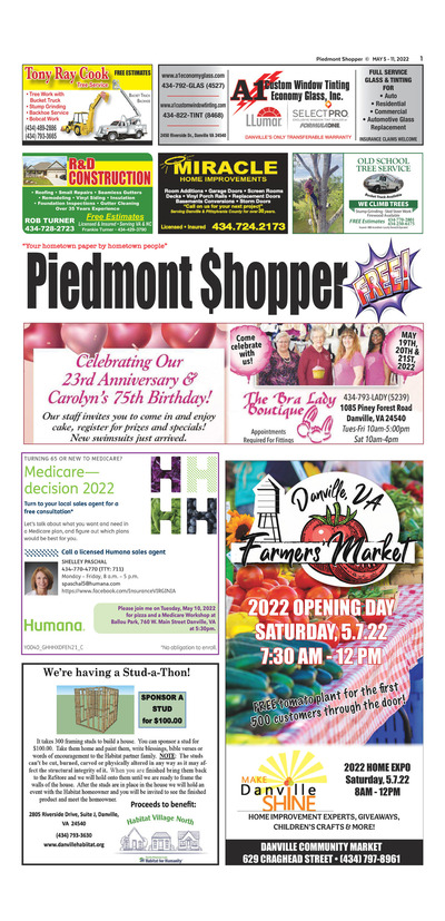 Piedmont Shopper - May 5, 2022