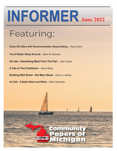 Community Papers of Michigan Newsletter - June 2022