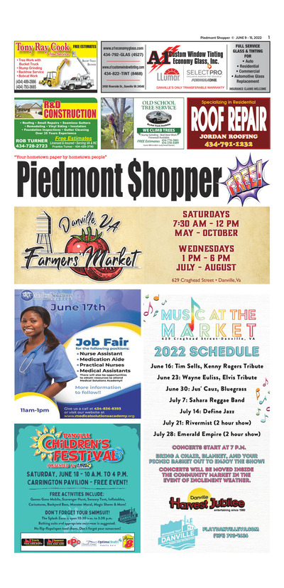 Piedmont Shopper - Jun 9, 2022