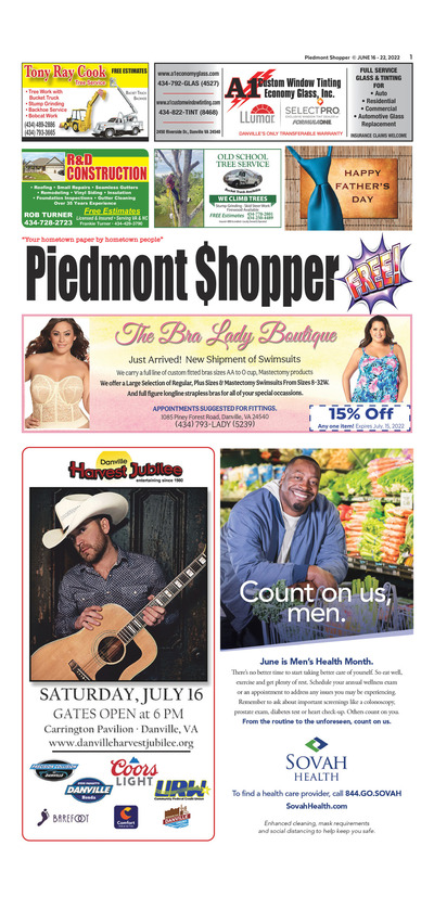 Piedmont Shopper - Jun 16, 2022