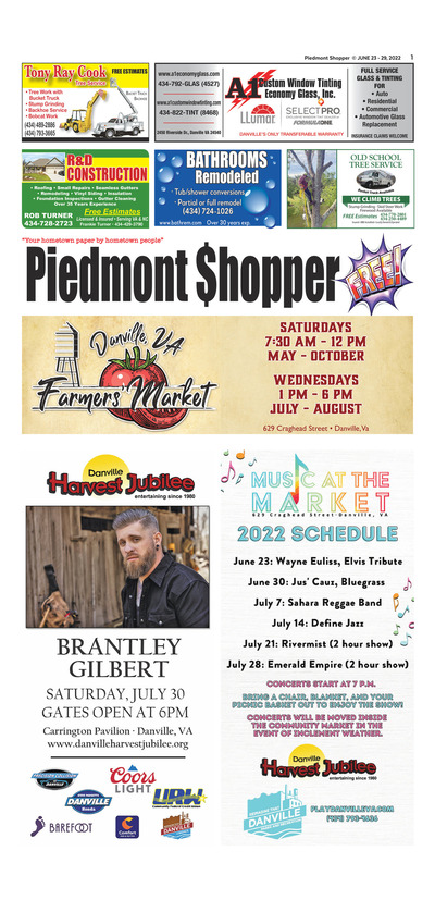 Piedmont Shopper - Jun 23, 2022