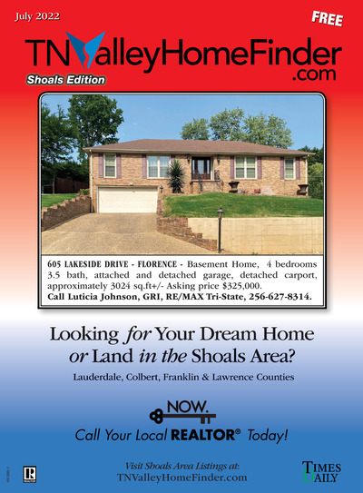 Times Daily - Special Sections - TNValleyHomeFinder.com – Shoals Edition - Jul 1, 2022