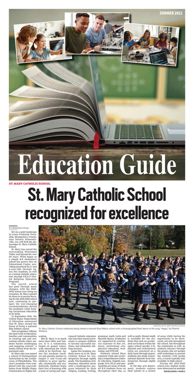 Pottstown Mercury - Special Sections - Education Guide - Jul 28, 2022