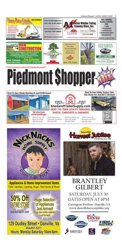 Piedmont Shopper - Jul 28, 2022