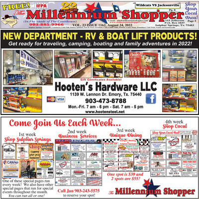Millennium Shopper - Aug 24, 2022