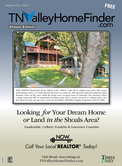Times Daily - Special Sections - TNValleyHomeFinder.com – Shoals Edition - Sep 1, 2022