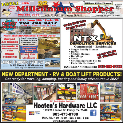 Millennium Shopper - Aug 31, 2022