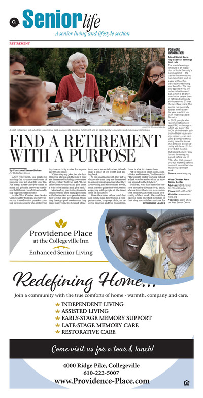 Lansdale Reporter - Special Sections - Senior Life - September 2022
