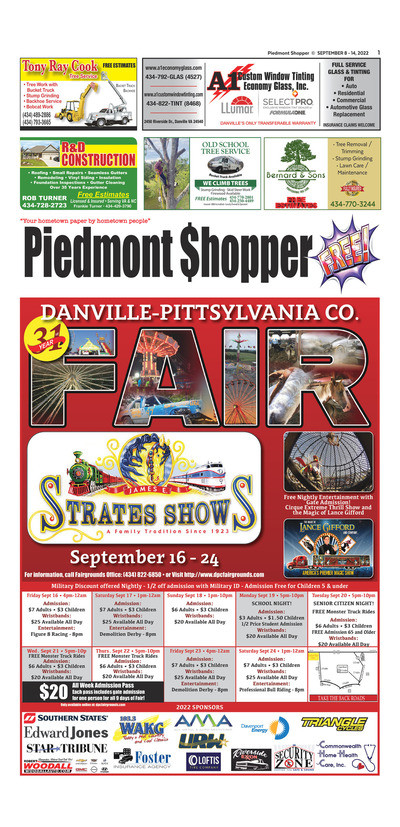 Piedmont Shopper - Sep 8, 2022
