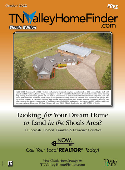 Times Daily - Special Sections - TNValleyHomeFinder.com – Shoals Edition - Oct 1, 2022