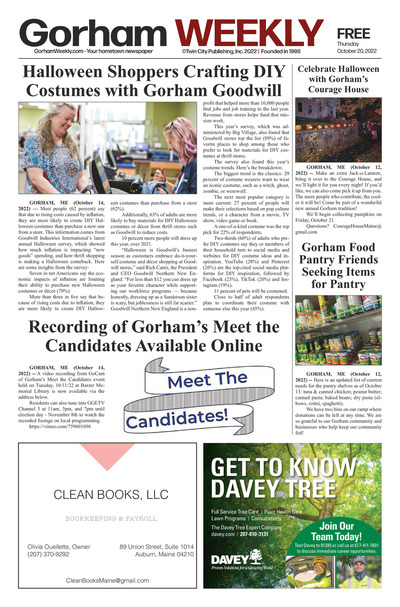 Gorham Weekly - Oct 20, 2022