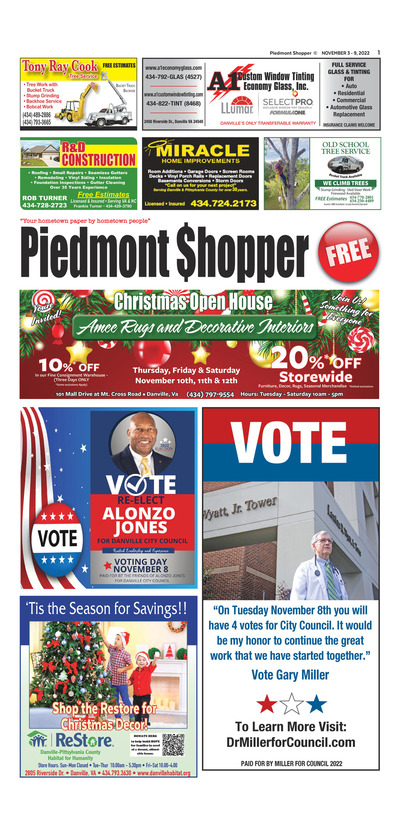 Piedmont Shopper - Nov 3, 2022