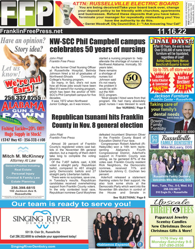 Franklin Free Press - Nov 15, 2022