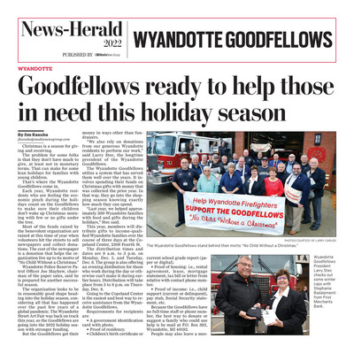 News Herald South - Special Sections - Wyandotte Goodfellows - November 2022
