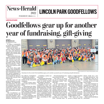News Herald South - Special Sections - Lincoln Park Goodfellows - November 2022