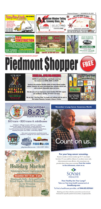 Piedmont Shopper - Nov 24, 2022