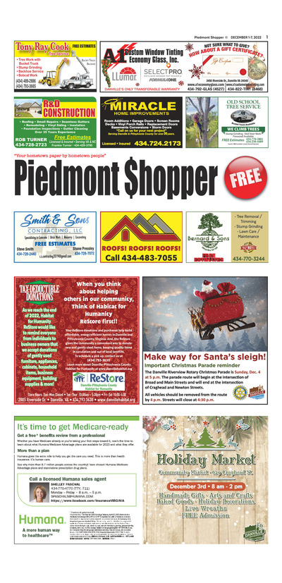 Piedmont Shopper - Dec 1, 2022
