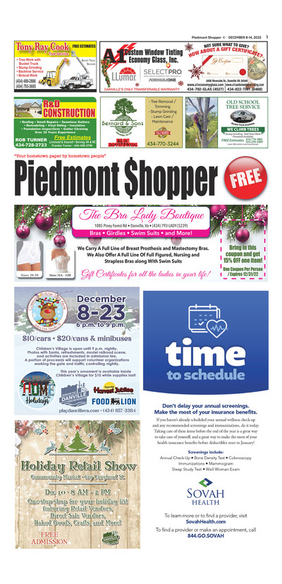 Piedmont Shopper - Dec 8, 2022