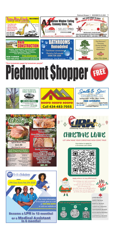 Piedmont Shopper - Dec 15, 2022