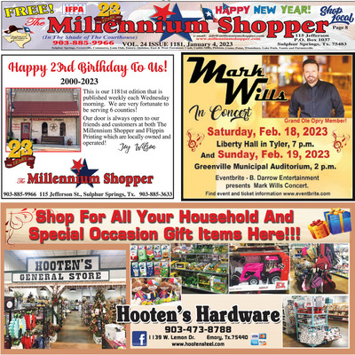 Millennium Shopper - Jan 4, 2023