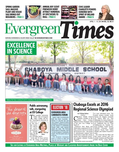 Evergreen Times - Apr 1, 2016