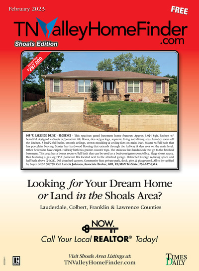 Times Daily - Special Sections - TNValleyHomeFinder.com – Shoals Edition - Feb 1, 2023