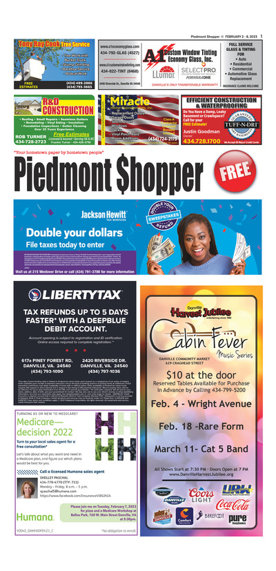 Piedmont Shopper - Feb 2, 2023