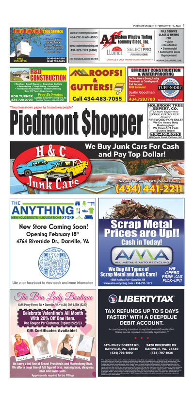 Piedmont Shopper - Feb 9, 2023