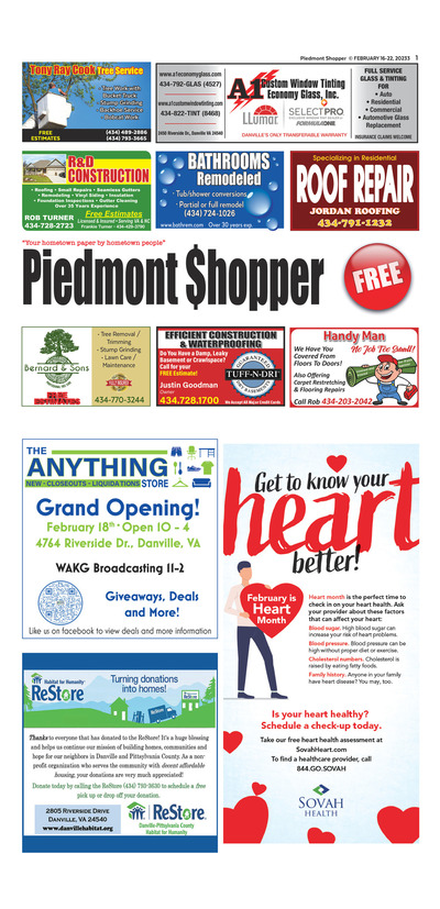 Piedmont Shopper - Feb 16, 2023
