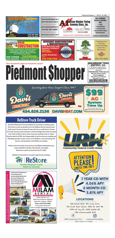 Piedmont Shopper - May 18, 2023