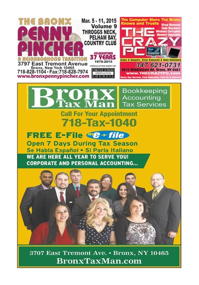 Bronx Penny Pincher - Mar 5, 2015