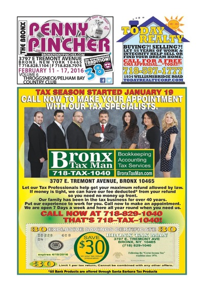Bronx Penny Pincher - Feb 11, 2016