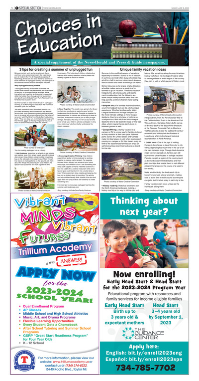 News Herald South - Special Sections - Choices in Education - June 2023