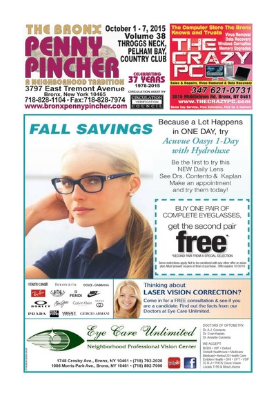 Bronx Penny Pincher - Oct 1, 2015