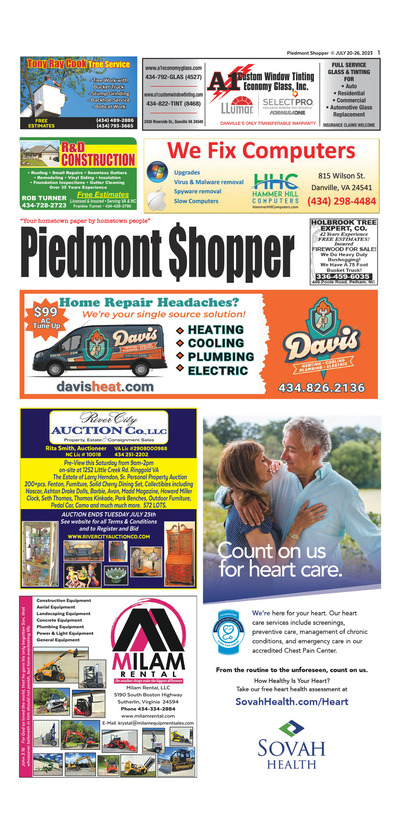Piedmont Shopper - Jul 20, 2023