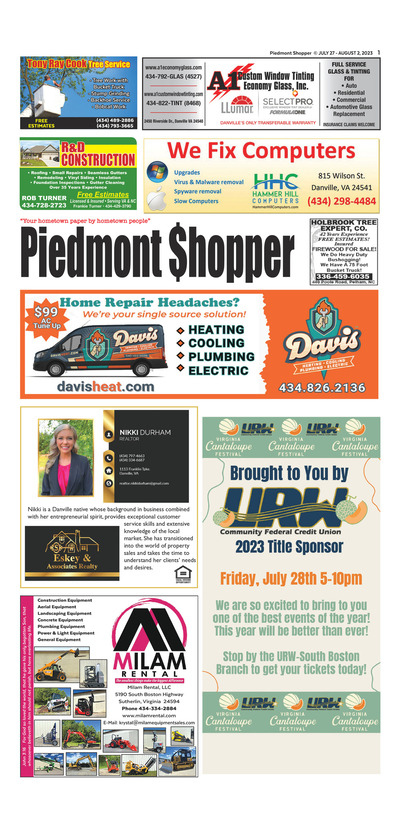 Piedmont Shopper - Jul 27, 2023