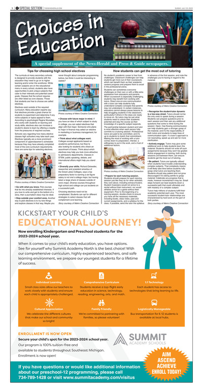News Herald South - Special Sections - Choices in Education - July 2023