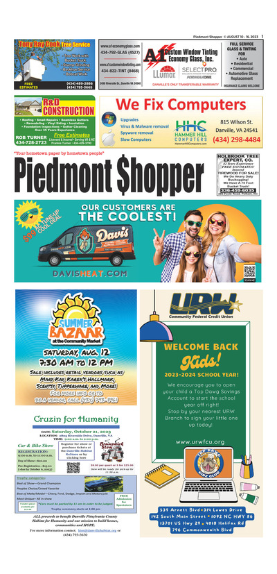 Piedmont Shopper - Aug 10, 2023