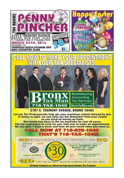 Bronx Penny Pincher - Mar 24, 2016