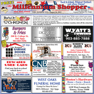 Millennium Shopper - Aug 16, 2023