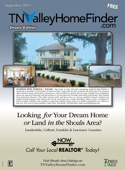 Times Daily - Special Sections - TNValleyHomeFinder.com – Shoals Edition - Sep 1, 2023
