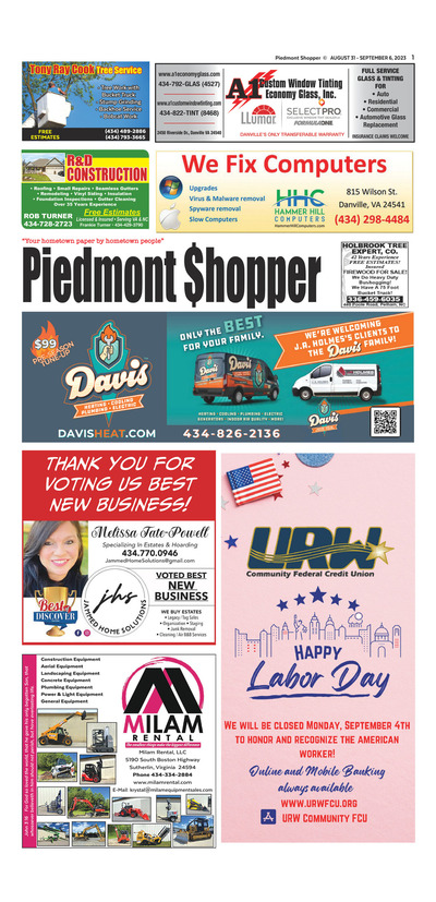 Piedmont Shopper - Aug 31, 2023
