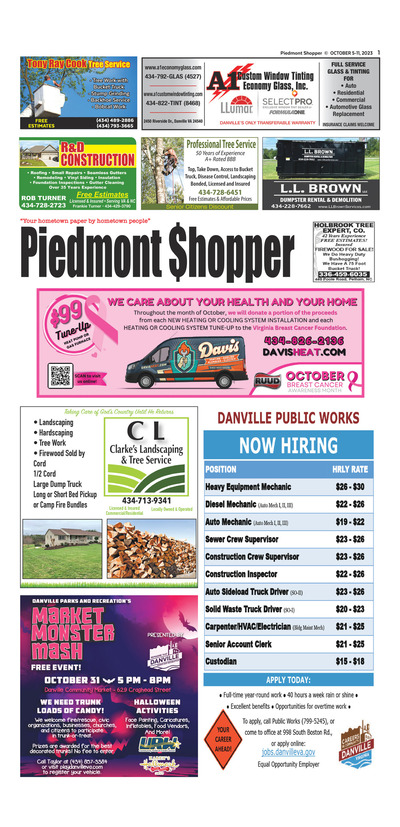 Piedmont Shopper - Oct 5, 2023