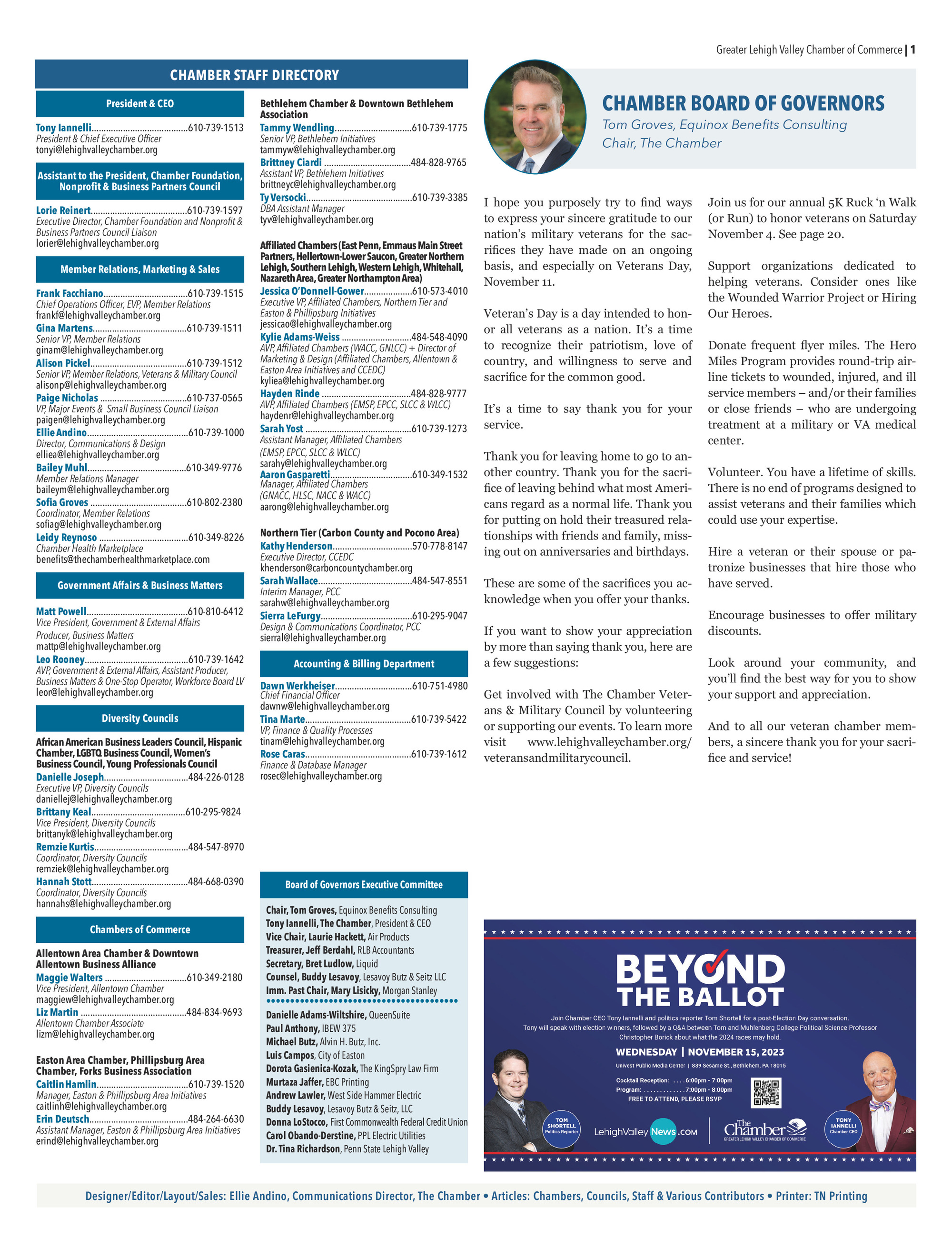 Connections - November 2023