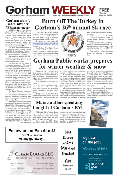 Gorham Weekly - Nov 9, 2023