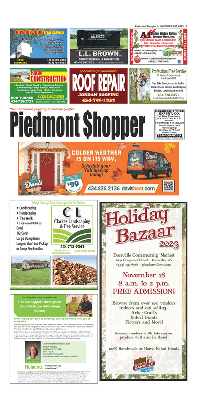 Piedmont Shopper - Nov 9, 2023