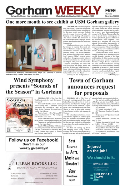 Gorham Weekly - Nov 16, 2023