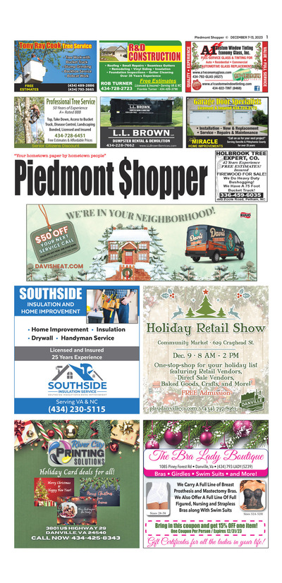Piedmont Shopper - Dec 7, 2023