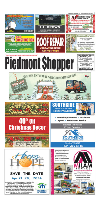 Piedmont Shopper - Dec 14, 2023