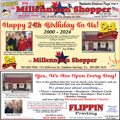 Millennium Shopper - Jan 10, 2024